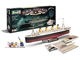 Revell RV05715 Modellbausatz Schiff 1:400 - Geschenkset '100 Jahre TITANIC' im Maßstab 1:400, Level 5, originalgetreue Nachbildung mit vielen Details, Kreuzfahrtschiff, 05715