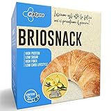 EatPro Briosnack ● 3 Brioches à 60/45 g ● Vanille-Ausstattung ● 1,1 % Zucker, 25 % Proteine ● niedriger Protein Inhalt von Kohlenhydraten mit wenigen Zuckern ● Punkte und Protein-Frühstück