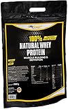 MySupps- 100% Natural Whey Protein, hochbioverfügbares Whey, 76g Eiweiß auf 100g + Vitamin B6, BCAA & Mineralien Matrix, Ohne Zusätze-Ohne Süßstoffe, Super Löslich, Made in Germany- 2000g