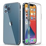 Urcover Touch Case 2.0 kompatibel mit Apple iPhone 12 Pro Max Hülle I Original berühmt durch Galileo I Hard-Edition I QI-fähig I Rundum 360° Schutzhülle I Crystal Clear Case Transp