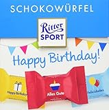 Ritter Sport Schokowürfel Happy Birthday, 176 g