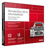 FRANZIS 67129 - Mercedes-Benz 300 SL Adventskalender 2020 – in 24 Schritten zum Mercedes-Benz 300 SL unterm Weihnachtsbaum, Bausatz für das detailgetreue Modell im Maßstab 1:43, empfohlen ab 14 J