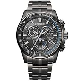 Citizen Elegant Herren Funk Solar Alarm Chronograph Saphirglas - CB5887-55H