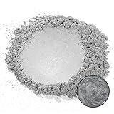 MOSUO Epoxidharz Farbe Metallic Farbpigmente, 50g Silber Grau Schimmer Glitter Seifenfarbe Set Mica Pulver Pigmente für Seifen Epoxidharz Epoxy Harz Gießharz Resin Polyurethanfarbe Kosmetik