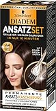 SCHWARZKOPF DIADEM Ansatzset Ansatz-Kaschierung, Haarfarbe A4 Dunkelbraun Stufe 3, 3er Pack (3 x 22ml)