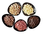 Legendary - it's all about beans und Callebaut Callets Mix DARK / MILCH / WEIß/ GOLD / RUBY 5 x 0,25 Kg - Original belgische Schoko Drops, für Schokoladen-Fondue und Schoko-B