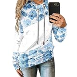 Lurcardo Pullover Damen Sweatshirt Damen Sommer Lang Hoodie Sweatshirt, Damen Kapuzenpullover, Riesen-Sweatshirt, Super weich und bequem, Geeignet für Erwachsene, Männer, Frauen, Jug