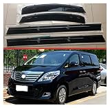 HUYAYUN Windabweiser Für Toyota-Alphard-Vellfire 2011 2012 2013 Außende Visier-Venor-Entlüftungsschirme Fenster Sonnenregen-Guard-Deflektor Autofenster V