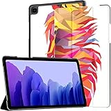 Hülle für Samsung A7 2020 Pferd Geometrische Fabulous Hair Horse Fit Samsung Galaxy Tab A7 10,4 Zoll 2020 Kompatibel mit Galaxy A7 Hülle Tablet Pu-Lederhü