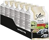 Sheba Fresh Cuisine Taste of Rome - Hochwertiges Katzen Nassfutter - Truthahn und Huhn - Im praktischen Protionsbeutel - 36 x 50g