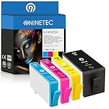 NINETEC NT4-920XL 4er Set Patronen kompatibel mit HP 920XL HP920 | Für HP OfficeJet 6000 Wireless 6500 A 6500 A Plus 6500 Wireless 7000 Special Edition 7500 A W