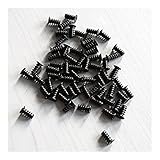 OPYTR Dübel 30PCS Einzigartige Professionelle Schwarz PC Gehäuse Lüfter Durable Schraube for Fans 60mm 80mm 120mm Ank