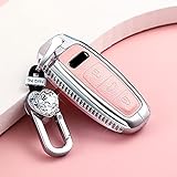 Autoschlüsselanhänger aus Zinklegierung, Schlüsselschutz, Schlüsseletui, passend für   Audi A6 C8 A7 A8 Q8 2018 2019 2020