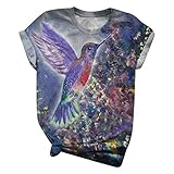 Pianshanzi Unterhemd Damen T Shirt Blume Tanltops Drucken Oberteile Sommer Ärmellose Tank Tops Bluse Ohne Ärmel Trägershirts Tunika Hemden Teen MäDchen Mode Bedruckt Blusentop Schlupfblusen Tee Top