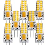 TBE Lighting Dimmbare 2,5 W LED G4 Mini-Kapsel-Leuchtmittel, 8 Stück, 2-polig, 12-24 V AC/DC, entspricht 20 W – 230 Lumen Ausgangsleistung, 20.000 Stunden Lebensdauer, dimmbar (3000 K warmweiß)
