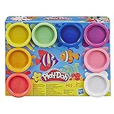 PlayDoh E5044EU4 8er Pack, Knete in Regenbogen Farben, für fantasievolles und kreatives Spielen, b