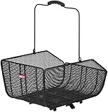Unix Unisex – Erwachsene Arminio Topklip Fahrradkorb, schwarz, 44x28x20