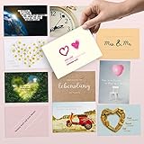 52 Postkarten für die Hochzeit – liebevoll gestaltetes Hochzeitsgeschenk: Jede Woche eine DIN A6 Karte als Gästebuch-Alternative – Hochzeitsspiel & Geschenk-Idee zum Thema Liebe, Partnerschaft & E