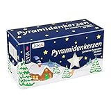 JEKA Pyramidenkerzen 50 Stück weiß