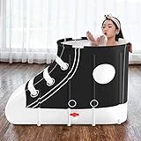 Klappwannenset, freistehende, dicke, klappbare Badewanne aus Kunststoff für Erwachsene, weiche, bewegliche Badewanne für Tauchbecken Sp