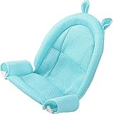 Baby Badewanneneinsatz Sitz, Neugeborene Dusche Mesh Neugeborene Dusche Mesh für Badewanne verstellbar bequeme Badewannen, bequeme Badewannen Anti-Rutsch Sitzfläche für Infant 0–3 J