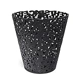 balvi Papierkorb Letters Farbe schwarz Kunststoff 30