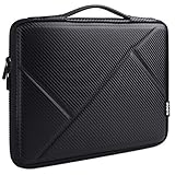 NIDOO 15,6' Laptop Tasche Sleeve Hülle Eva Aktentasche für 15.6' Lenovo Yoga Chromebook/Ideapad 330 330S / ThinkPad E585 E595 T580 / 15.6' HP EliteBook 755 G5 / 15.6' Neu Dell Inspiron 15, Schw