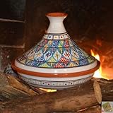 YODECO Tajine, Keramik, Mehrfarbig, 31 x 31 x 8