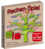 Rechen-Spiel Zahlenbereich 100-1000, leicht Lernen mit Karteik