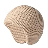 Dressin Unisex Herbst & Winter Strickmütze, Wintermütze Frauen Mütze Beanie one Size Warm Gefütterte Sportmütze Windproof Cap Männer Hat Unisex-Adult Laufmütze | Einheitsgröß