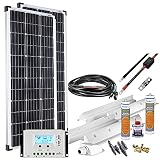 Offgridtec Solaranlage für Wohnwagen 200 Watt / 12 V - Komplett-Set für Wohnmobil, 200W 002735