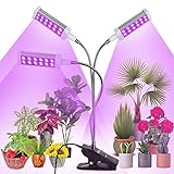 Railee Pflanzenlampe LED 144 LEDs Grow Lampe Vollspektrum Pflanzenleuchte Pflanzenlicht Pflanzen LED Pflanzen Licht Wachstumslampe für Pflanzen mit Zeitschaltuhr 3 Modi 10 Lichtstärk