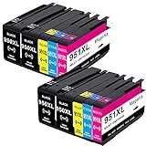 B-T Kompatibel Tintenpatronen Ersatz für HP 950XL 951XL 950 951 XL Multipack Druckerpatronen für HP Officejet Pro 8610 8600 8620 8100 8630 8640 8615 8625 8660 251dw 276dw Drucker (10 Pack)