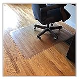 Bodenschutzmatte 2mm Dicke rutschfeste Bürostuhlmatt Rectangle PVC Schreibtischunterlage,Kratzfest und wasserdicht Bürostuhl Unterlage,Leicht zu reinigen (Size : 16x48in(40x122cm))