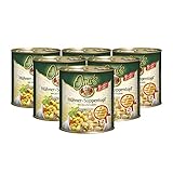 Buss Omi’s klassischer Suppentopf - Deftige Hühnersuppe mit Muschelnudeln - 6 x 800 g