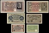 *** 0,5, 1, 2, 5, 20, 50 Reichsmark, Reichskreditkasse, 1939 - 1945 - Reproduktion ***