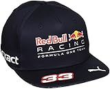 Red Bull Racing Herren RBR Verstappen Flat Cap, blau, One S