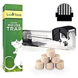 LuxMaus Set - Mausefalle Lebend/Lebendfalle - Die tierfreundliche Falle fängt Mäuse und Ratten sicher + ungiftiger, tierfreundlicher Mäuseköder/Lockmittel - lockt Nagetiere effek