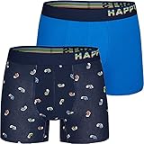 Happy Shorts 2 Pants Jersey Trunk Herren Boxershorts Sneaker, Grösse:L, Farbe:b