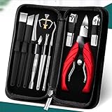 YIFUTY Nagelrille spezielle Nagelknipser Set Zehennagelschere Pediküre Messer Olecranon Zange Haushalt Nadel-Zange Artefakt Werkzeug