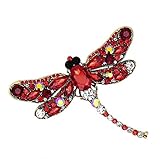 Da.Wa Vintage Style Strass Kristall Libelle Brosche Pin Tier Brosche Pins Schmuck