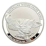 Australien,Tiere,Sorge Für Die Umwelt,Keilschwanzadler,Silber,Ökologische Umwelt,Sammlerstücke,Münzen,Schön,Geschenk,2Pcs Kunsthandwerk/Silber / 2 Stück