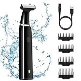 Winpok Lady Shaver, Elektrischer Rasierer Damen Nass und Trocken, Elektrischer Damenrasierer Trimmer USB Wiederaufladbar Wasserfest für Intimbereich Bikinizone B