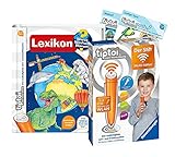 tiptoi Ravensburger Set: Wieso? Weshalb? Warum? Lexikon (Kinderbuch) + 00036 Der Stift - WLAN-Edition + 2X Create-Stick