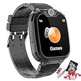 Smartwatch Kinder, Uhr Kinder Junge, Wecker Kinder Spiele Musik Player SOS Handyuhr Geburtstag für Jungen Mädchen Studenten Festival Geschenk