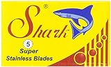 Shark Super Stainless Double Edge Safety Razor Blades, 20 x 5 S