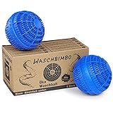 Original Waltola® Öko Waschball - Besonders Stabiler Wäscheball - Waschkugel für Waschmaschine - neutraler Geruch - Waschbälle Wiederbefüllbar - 2er Set b
