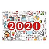 WFRAU Adventskalender 2020 Puzzles für Erwachsene und Kinder 1000 Teile 2020-2021 Event-Review Puzzle Familienspielzeug zum Auswendiglernen Dieses seltsamen J