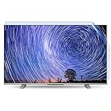 Anti-Blaulicht TV Folie für 43 50 55 65 Zoll (1095 x 616 cm), blendfreie TV-Displayschutzfolie, mattierte Folie, Anti-UV-/Strahlung, reduziert Ermüdung der Augen, 127 cm, 1095 x 616
