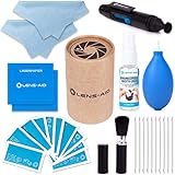 8-in-1 Reinigungsset für Kamera und Objektiv (Flüssig-Reiniger, Blasebalg, Pinsel, Lens Cleaning Pen, Mikrofasertuch UVM.) DSLR Lens-Aid Geschenk Fotog